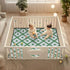 EtherSpher 1-Piecing 50'' 50''de Grass Green Checker Stars Plaid Soft Thick Baby Floor Play mat for Indoor Outdoor