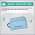 (8 Pack Packing Easy Baby - Diaper, Bottle, and Supplies - Organizer Pouches and Changing Pad - Change, Feed, Dress