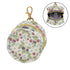 PYBUG Raspberry Round Pacifier Storage Case, Polyester & TPU Lined with Hook Buckle, Pacifier Container Box for Baby