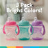 by Nuby (3 Pack) 5 oz 6+ Nuby Mini Grip N' Sip No-Spill Baby Sippy Cups with Handles and Soft Spout - - Months