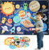 KAWITLO Toddler Solar System Toy, 33-Foot Children's Space Felt Board, Suitable Birthday Gift