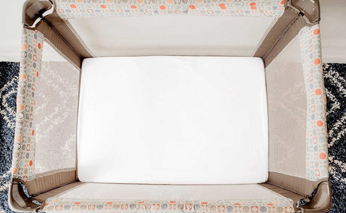 SHEETWORLD.COM 26 47 inches, 100% SheetWorld Baby Fitted Oval Crib Sheet Fits Stokke Sleepi x Cotton Jersey