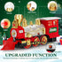 Set, Set Sets 3 4 5 6 7 8 BainGesk Train Christmas Train with Steam, Light and Sounds, Train for Under Christmas Tree