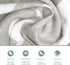 100% 28 52 6 1st, Organic Cotton Fitted Sheets for Standard Crib and Toddler Mattresses/Pads x and up to Thick. Boys