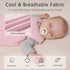 HEDSYOUHH 6-18 1.0 2-Way Sleep Sack for Months Baby, TOG for Spring and Autumn, Wearable Blanket, Bamboo Rayon, Zipper
