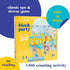Block Party Board Game for Kids Ages 3 and Up, Fun Easy to Learn Ups and Downs Preschool Game for 2-4 Players (Multicultural Eco-friendly)