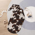 Valvphora Brown Cow Print Swaddle Blanket with Hat Receiving Blanket, Western Highland Cow Baby Items Stuff for Girls