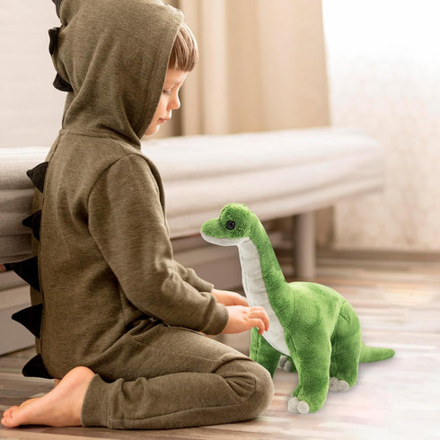 Cozy ArtCreativity Big Plush Brachiosaurus Dinosaur - Soft and Cuddly Stuffed Animal Pillow - Cute Standing Design