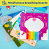 Multi-Sensory Mindful Maze Boards - Textured Sensory Calming Toys for Kids, Finger Path Breathing Board
