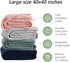 2 Pack 100% 40x40Inch SWEET DOLPHIN Muslin Baby Bath Towels Blanket - Cotton Towel for Babies, Infants, Toddlers