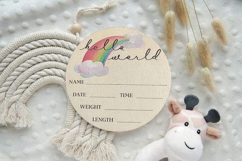 Handpicked by my Brother in Heaven Pregnancy Announcement Rainbow Baby Sign
