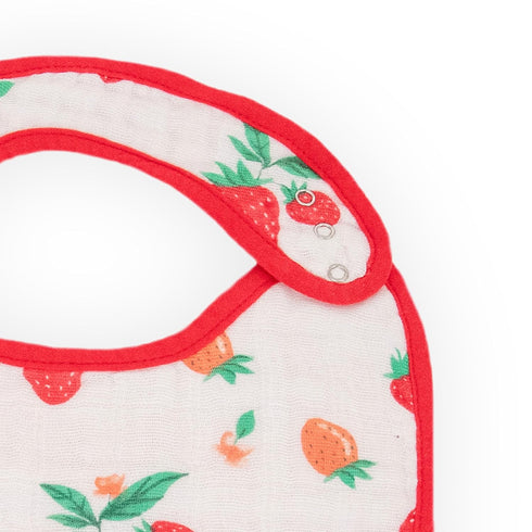 Little Unicorn Cotton Muslin Classic Bib 3 Pack - 100% Cotton, Machine Washable, Playful Designs