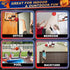 Pro Indoor Basketball Hoop for Door, Over Door with Large 9 Inch Dunk Rim, 4 Mini Replacement 6" Basketballs