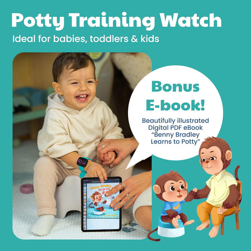 V2 Potty Training Watch for Kids A Water Resistant Potty Reminder Device for Boys & Girls to Train Your Toddler