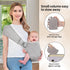 6-40 lbs, Baby Sling Carrier Newborn to Toddler, Upgraded Adjustable One-Shoulder Lightweight Portable Carrier