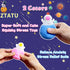 ZTATU (2-Pack) 4-8 Astronaut Stress Balls for Kids Squishy Fidget Toys Pop It Squeeze Ball, Stress Relief Toys Adults