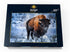 MyPuzzle American Bison Crouching in Snow in Winter, Yellowstone National Park - Premium 500 Piece Jigsaw Puzzle