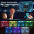 Indoor Basketball Hoop for Kids, Mini Hoop with Remote Control, 7-Color LED Lights & 3 Balls, Over Door