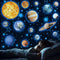 Solar System Wall Decals Glow in The Dark Stars 780 PCS, Glowing
