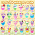 Cleboen Set, 24 8+, Mini Drink House DIY Toy Making Miniature Food Drinks, Resin & Clay Kitchen Play Food DIY Craft Kit