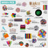 A&R CO. 3000+ 99 3-5, 4-6, 6-8, 8-12 Pcs Arts and Crafts Supplies & Materials for Kids - Ultimate Bulk Craft Kit
