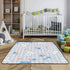 EtherSpher 50'' 50''gimnasio Cartoon Cute White Dog Plaid Large Non-Slip Baby Care Play mat for Floor Non-Toxic