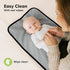 25x13 KeaBabies Portable Diaper Changing Pad, Easy Wipe Clean - Foldable Waterproof Baby Changing Mat for Diaper Bag
