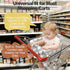 2-in-1 Padded Shopping Cart Cover for Baby & Toddler, High Chair Cover with Soft Thigh Guards, Grocery Cart Seat