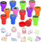 Cinrobiye 24 Pcs Train Party Favor Stampers,Train Party Supplies, Train Birthday Party