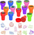 Cinrobiye 24 Pcs Train Party Favor Stampers,Train Party Supplies, Train Birthday Party