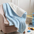 CREVENT Cozy Soft Warm Sherpa Baby Blanket - Gifts for Infant Toddler's Crib Cot Stroller for Baby Boys All Season Use