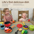Set 1-3, GILOBABY Kids Play Kitchen Accessories - Complete Cooking Toy with Pots, Pans & Utensils for Toddlers Learning
