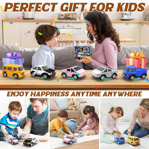 2.4 Watch Remote Control Car Toy, GHz Mini RC Cars Watch Toy with LED Lights USB Charging Wrist Controlled Small Racing