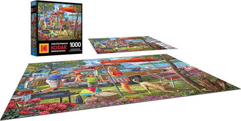 1000 RoseArt - Kodak Premium - Family Beach Vacation - Piece Jigsaw Puzzle for Adults