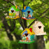 2 Pack 6+ Juexica DIY Birdhouse Kits for Kids Ages Build and Paint Wooden Bird House Arts and Craft Project with Paint