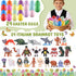 Mytothfy 24 Pack Easter Eggs Filled with Italian Brainrot Toys, Easter Basket Stuffers for Toddlers Kids Children