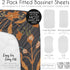 Set 2p Sweet Jojo Designs Boho Wildflower Vintage Floral Girl Baby Bassinet Sheets Fitted Sheet Infant Newborn Nursery