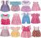 12 Sets Baby Doll Clothes for 12-14 Inch Dolls, Colorful Princess Dress, Romper, Sweater Costume, Cute Accessories