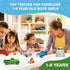 AGSIXZLAN 2Pcs 2 3 4 5 6 7 8 Girls,1:32 Little Blue/Black Truck Toy for Toddlers Year Old Boys Alloy Toddlers Car Toy