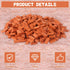 Haiabei 500 1/16 Set, Pcs Miniature Bricks Brick Building Mini Red B-Rick Stone Model B-Rick Mini Artificial Bri-ck