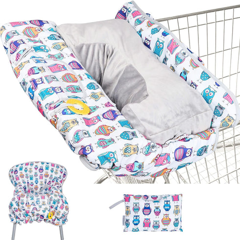 Suessie Shopping Cart Cover and High Chair Cover with Bolster Support Pillow