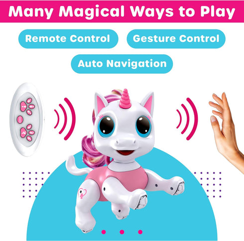 2pk Set (1) (1) Power Your Fun Robo Pets Unicorn Toy - Unicorns Gifts for Girls and Kids Unicorn Robot STEM Toy
