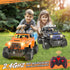 UCAI 1:16 2.4GHz Remote Control Car with Spray, Lights and Sound, Remote Control Jeep for Kids, All Terrain Off-Road