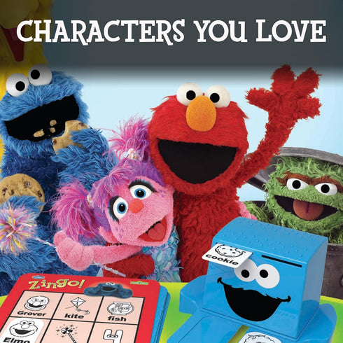 ThinkFun Sesame Street Zingo! Build Language Skills with Your Favorite Sesame Street Characters for Ages 4+