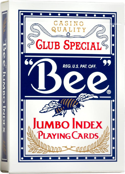 Bee Jumbo Index Playing Cards, Colors May Vary