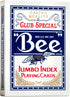 Bee Jumbo Index Playing Cards, Colors May Vary