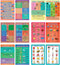 Creanoso Fun English Learning Words Educational Posters (6-Pack) - Teacher Supply & Home Schooling Kit