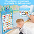 123 3-4 Electronic Interactive Double-Sided Alphabet Wall Chart, Talking ABC & & Music & Learning Poster, Educational