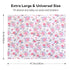 100% Summer Rquite Infant Car Seat Cover for Babies Girls, Muslin Cotton Carseat Canopy, Breathable Stroller Sun Shade