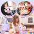 NINAOR Plush Interactive Cat Toys for Kids with Tote Bags, Stuffed Robot Pet Kitten with Leash Walking Meow Pretend